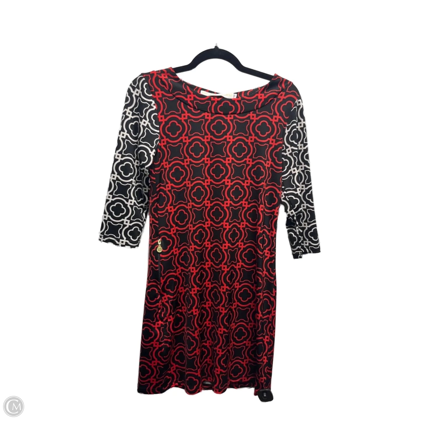 Dress Casual Short By Tracy Negoshian In Black & Red, Size: Xs