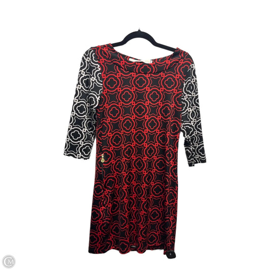 Dress Casual Short By Tracy Negoshian In Black & Red, Size: Xs