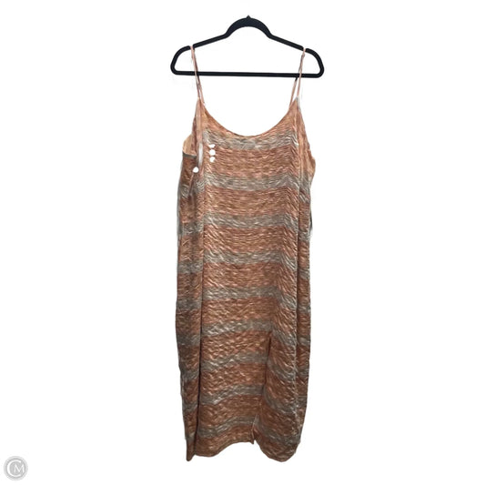 Dress Party Midi By Eloquii In Mauve, Size: 22