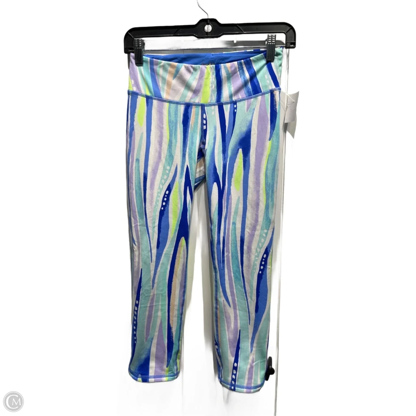 Capris Designer By Lilly Pulitzer In Blue & Purple, Size: S
