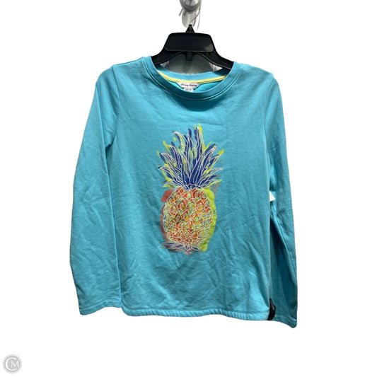 Top Long Sleeve By Tommy Bahama In Blue & Green, Size: Xs