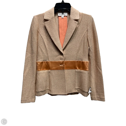 Blazer Luxury Designer By St John Collection In Orange, Size: 2