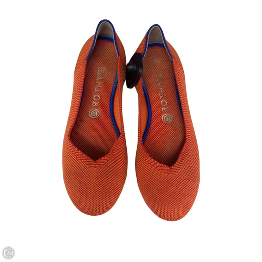 Shoes Flats By Rothys In Orange, Size: 9.5