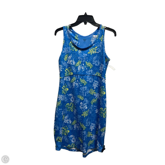 Dress Casual Short By Columbia In Blue & Green, Size: M