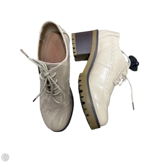 Shoes Heels Block By DIJEAN In Tan, Size: 9