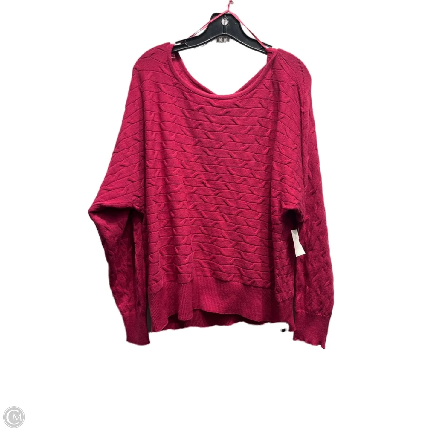 Sweater By Kathy Ireland In Pink, Size: Xlp