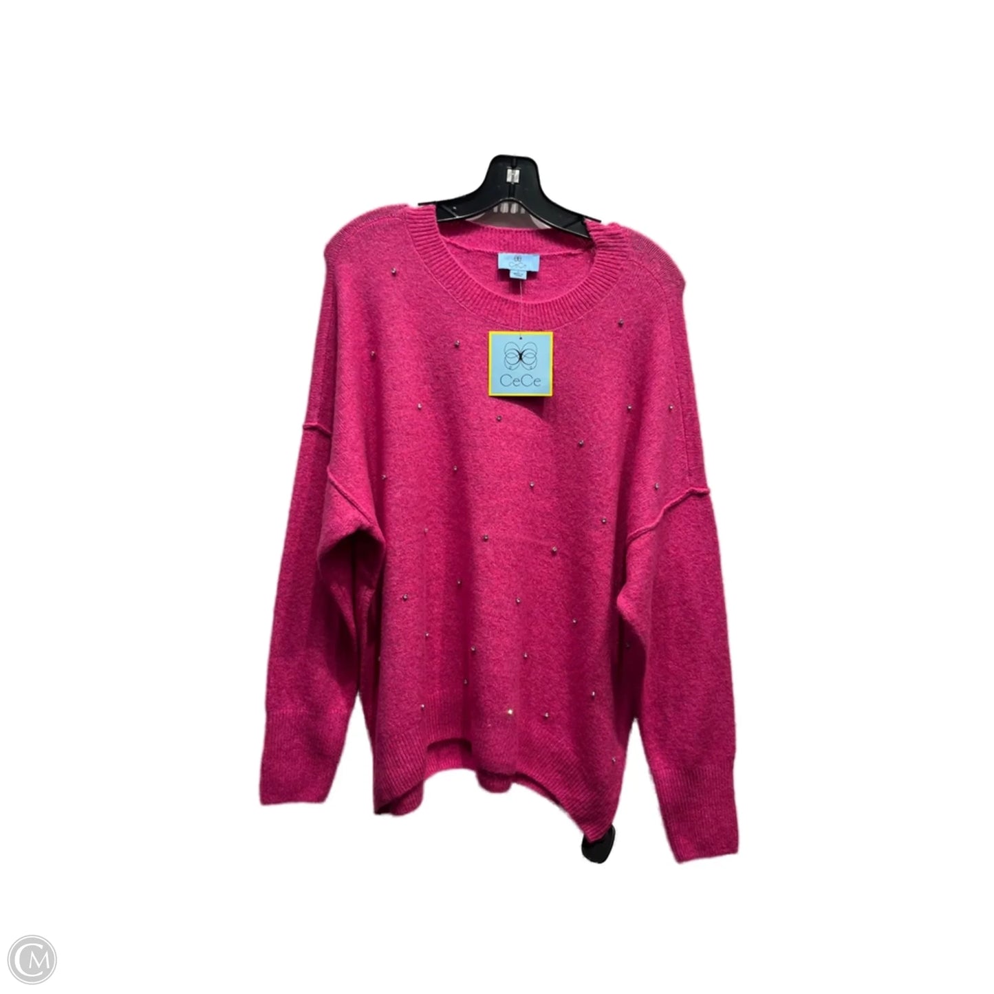 Sweater By Cece In Pink, Size: L