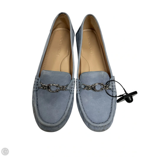Shoes Designer By Coach In Blue, Size: 8