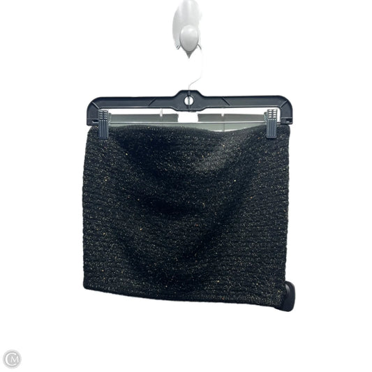 Top Sleeveless By Express In Black & Gold, Size: M