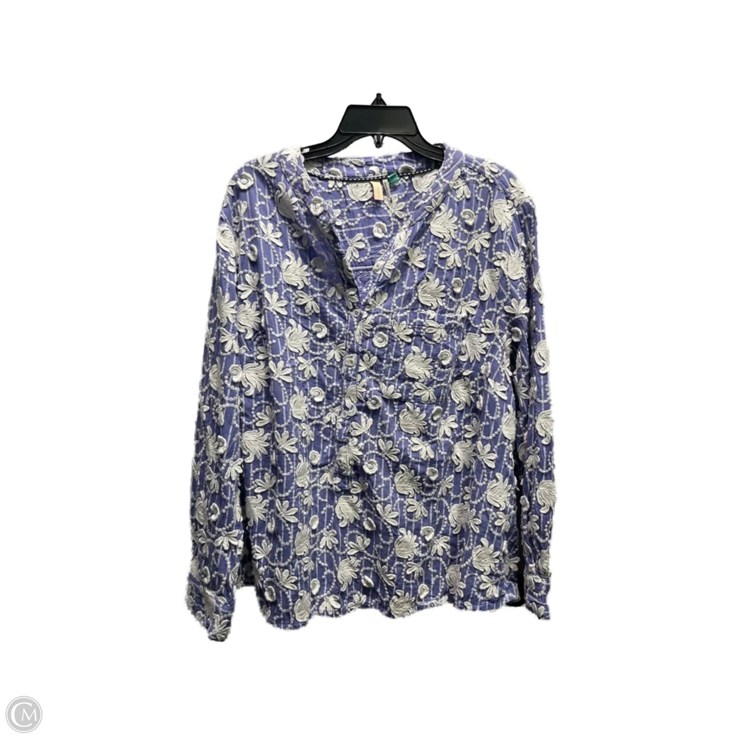 Top Long Sleeve By Pilcro In Purple, Size: 2x