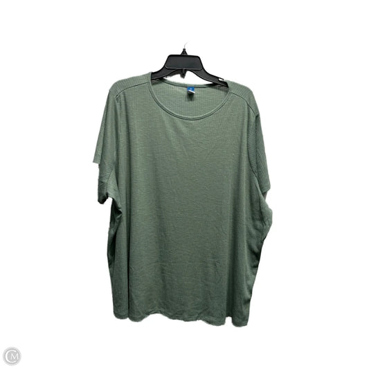 Top Short Sleeve By Old Navy In Green, Size: 3x