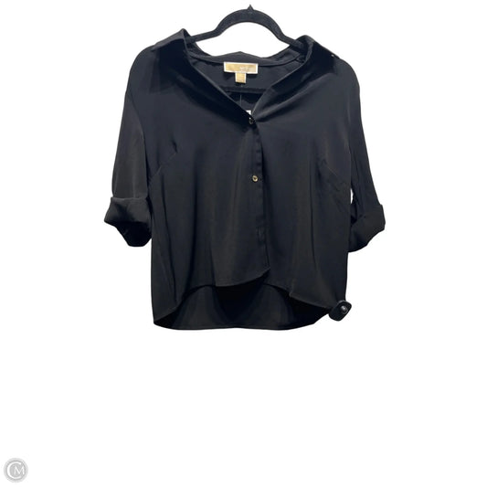 Top Short Sleeve By Michael By Michael Kors In Black, Size: M