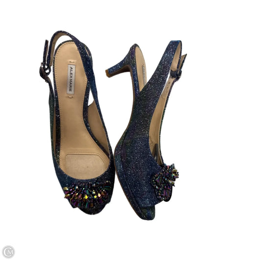 Shoes Heels Kitten By Alex Marie In Purple, Size: 8