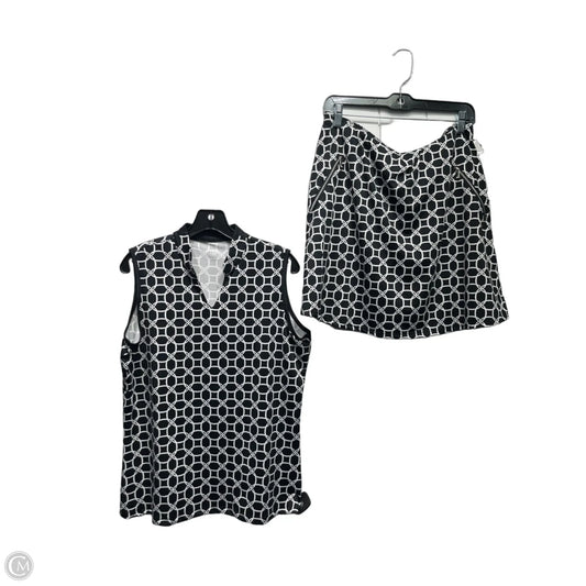 Skort 2pc Set By TAIL In Black & White, Size: L