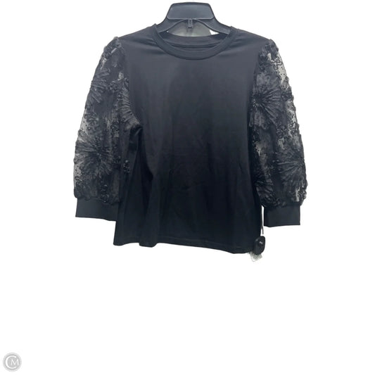Top Long Sleeve By Clothes Mentor In Black, Size: S