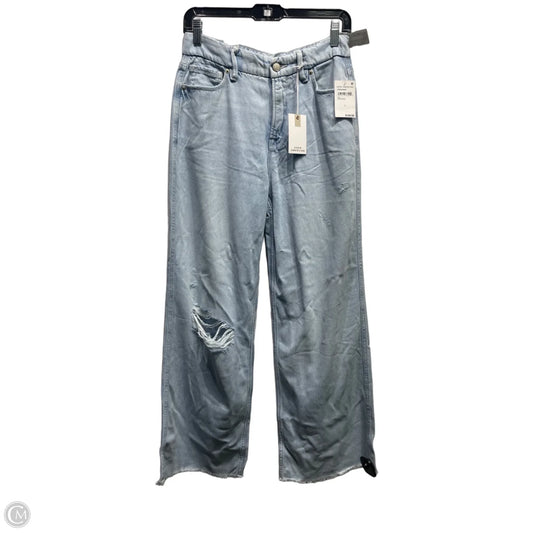 Jeans Cropped By Good American In Blue Denim, Size: 2