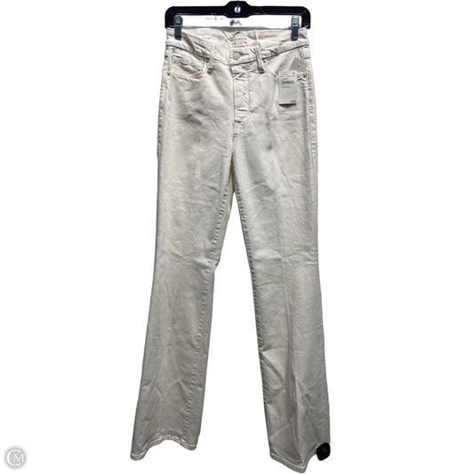 Jeans Boot Cut By Good American In White Denim, Size: 4
