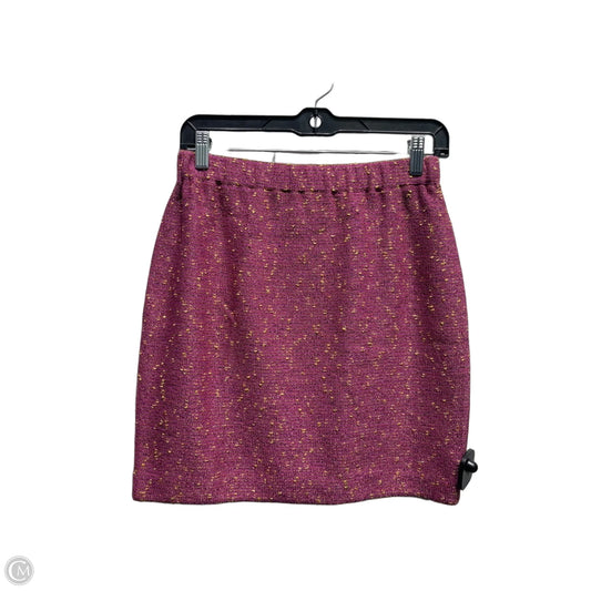 Skirt Luxury Designer By St John Collection In Pink & Yellow, Size: 6