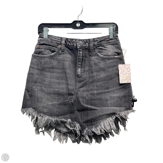 Skirt Mini & Short By We The Free In Black Denim, Size: 2