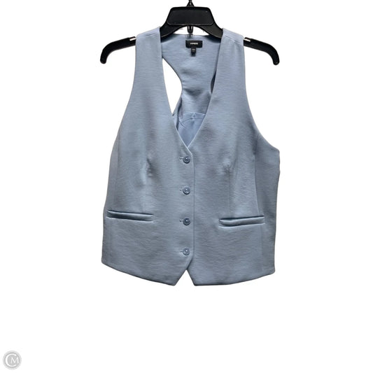Vest Other By Express In Blue, Size: L