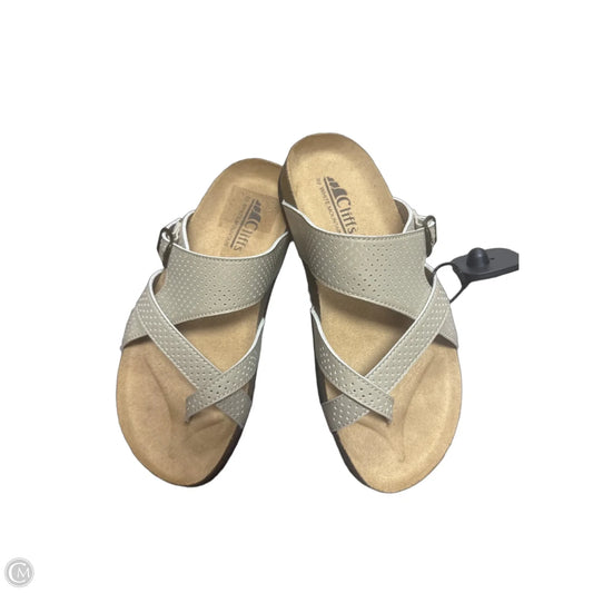 Sandals Flats By Cliffs By White Mountain In Tan, Size: 5.5