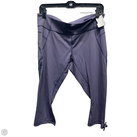 Athletic Capris By Lululemon In Purple, Size: 10