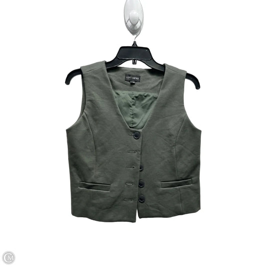 Vest Faux Fur & Sherpa By Loft In Green, Size: S