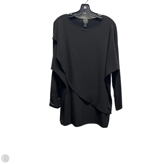 Top Long Sleeve By Clara Sun Woo In Black, Size: L