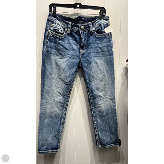Jeans Straight By Miss Me In Blue Denim, Size: 10