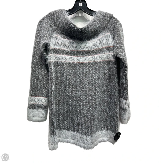 Sweater By Sleeping On Snow In Grey & White, Size: M