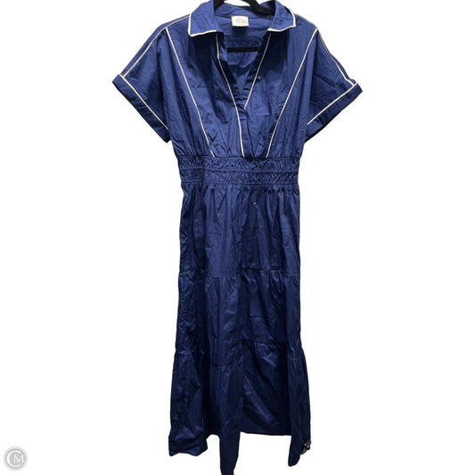 Dress Casual Midi By Clothes Mentor In Navy, Size: S