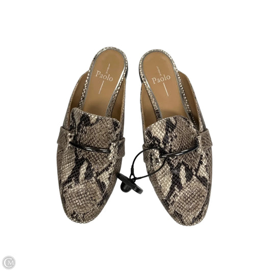 Shoes Flats By PAOLO In Snakeskin Print, Size: 8.5
