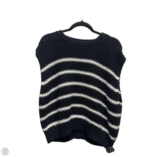 Sweater Short Sleeve By Jessica Simpson In Black & White, Size: Xl