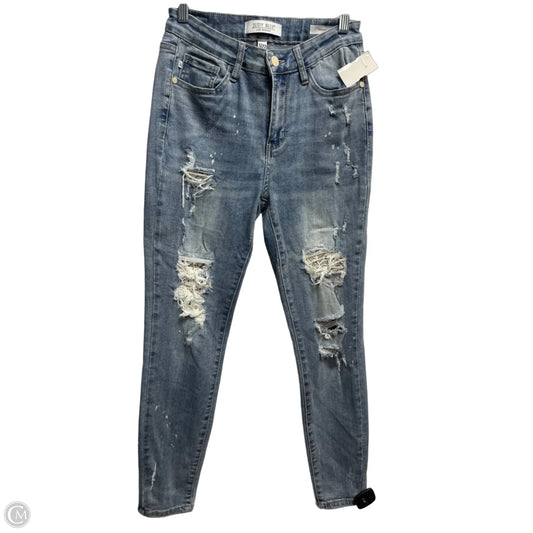 Jeans Skinny By Judy Blue In Blue Denim, Size: 4