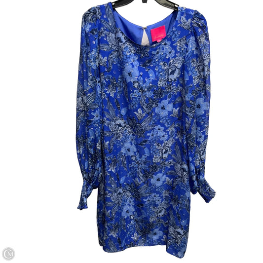 Dress Designer By Lilly Pulitzer In Blue, Size: 16