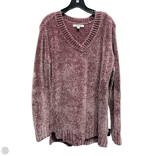 Sweater By Orvis In Mauve, Size: M