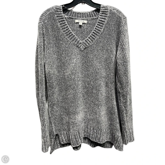 Sweater By Orvis In Grey, Size: M