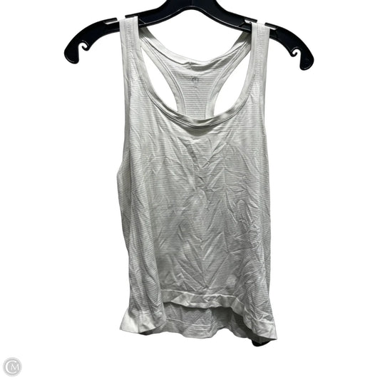 Athletic Tank Top By Lululemon In White, Size: 8
