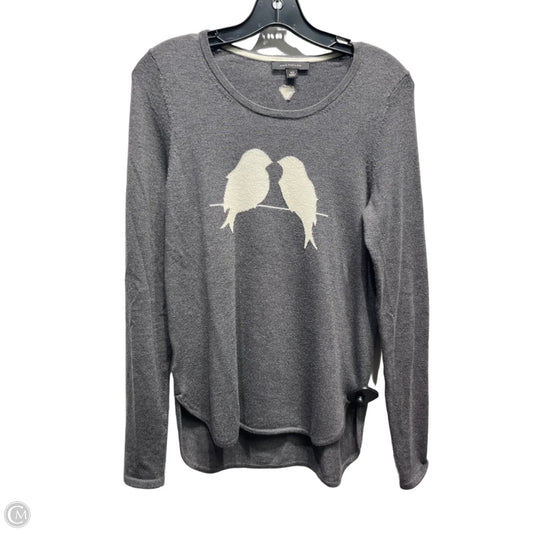 Sweater By Ann Taylor In Grey & White, Size: Xs
