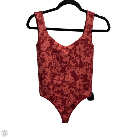Bodysuit By Free People In Red, Size: Xs