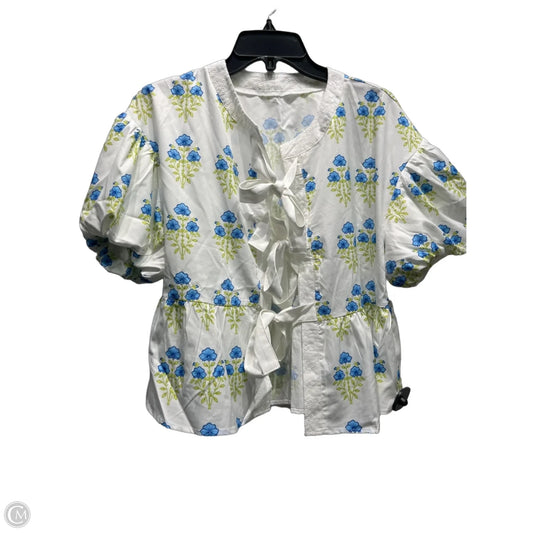 Shorts Set By Clothes Mentor In Blue & Green, Size: M