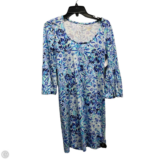 Dress Designer By Lilly Pulitzer In Blue & White, Size: Xs