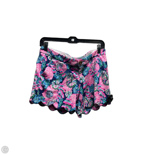 Shorts Designer By Lilly Pulitzer In Blue & Pink, Size: 2
