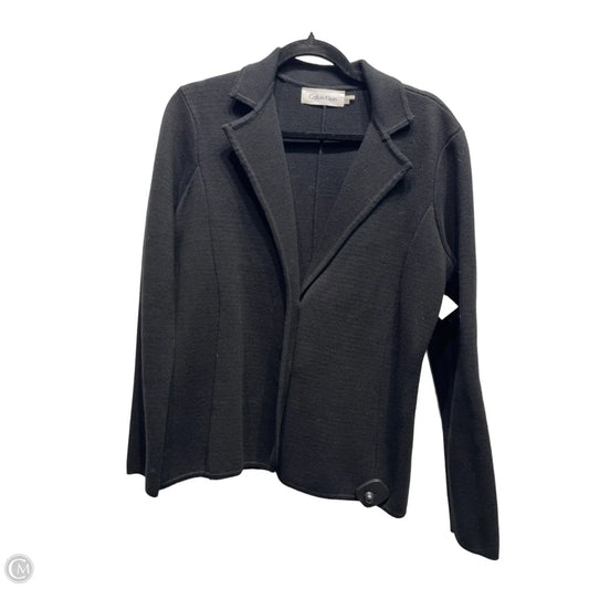 Blazer By Calvin Klein In Black, Size: L