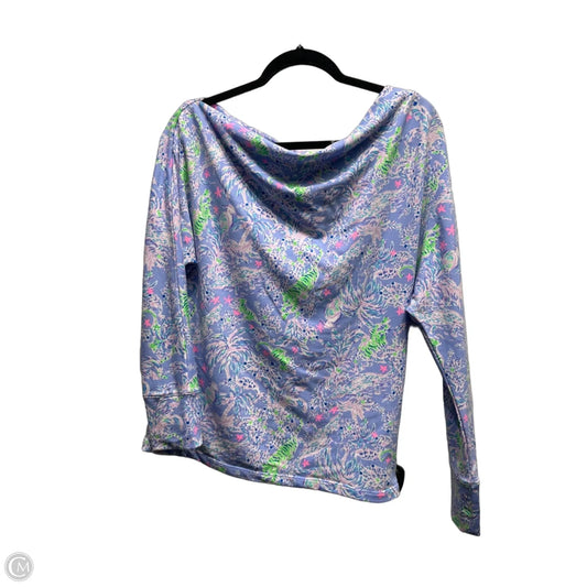 Top Long Sleeve Designer By Lilly Pulitzer In Purple, Size: M