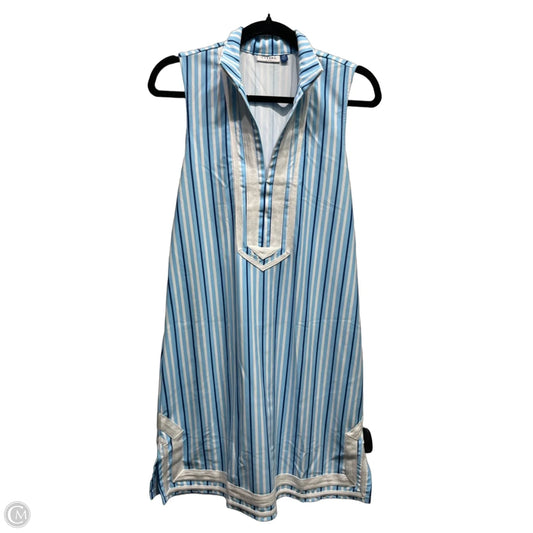 Dress Casual Short By Cabana Life In Blue & White, Size: Xs