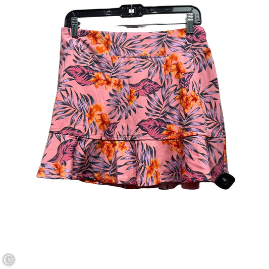 Skort By Tommy Bahama In Pink & Purple, Size: L
