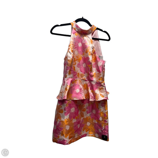 Dress Party Short By B. RIGHT In Orange & Pink, Size: S