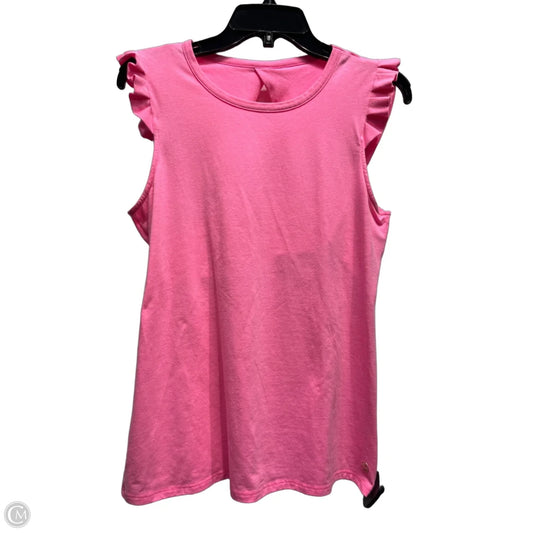 Top Short Sleeve Designer By Lilly Pulitzer In Pink, Size: S
