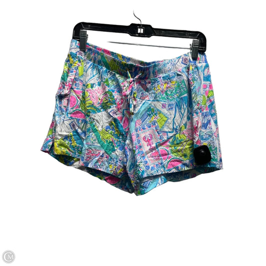 Shorts Designer By Lilly Pulitzer In Blue & Pink, Size: M